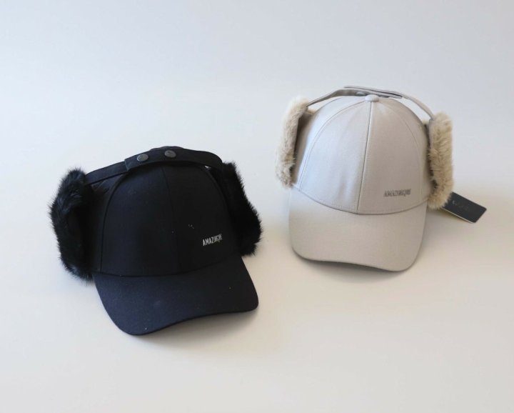 어메이징 크리  귀덮개 볼캡 