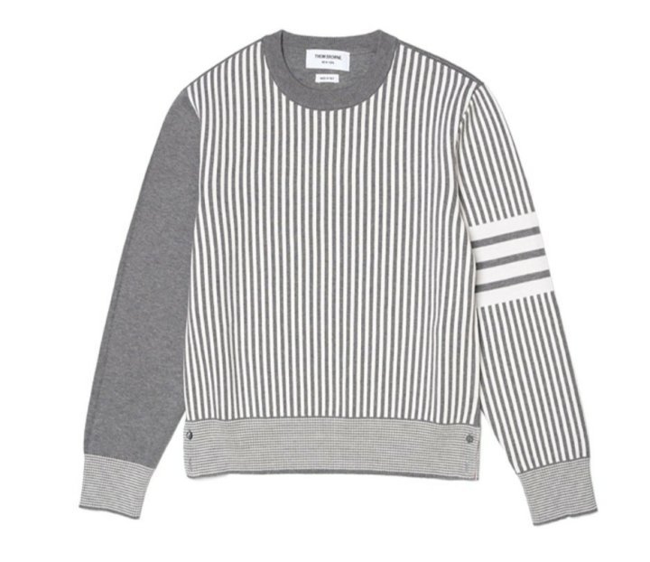 톰브라운   4바 크루넥 풀오버 니트 스웨터