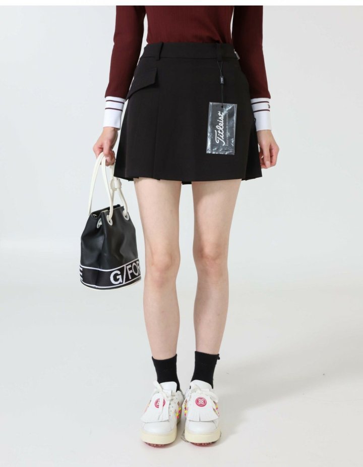 타이틀리스트  투어핏 아웃포켓 플리츠 랩 스커트