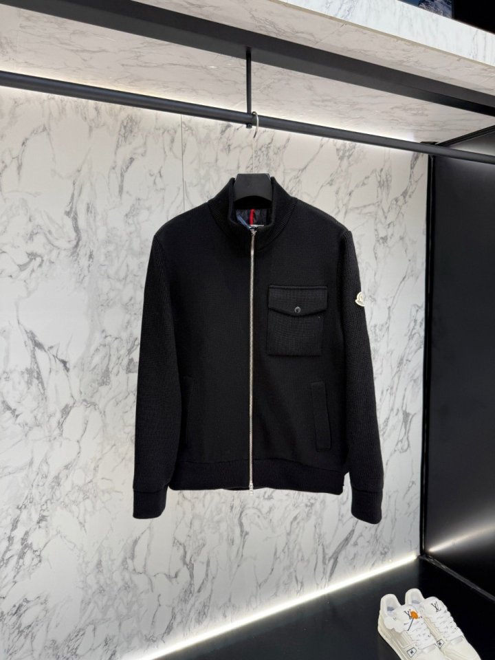 몽클레어  823 울 집업 구스다운 가디건 