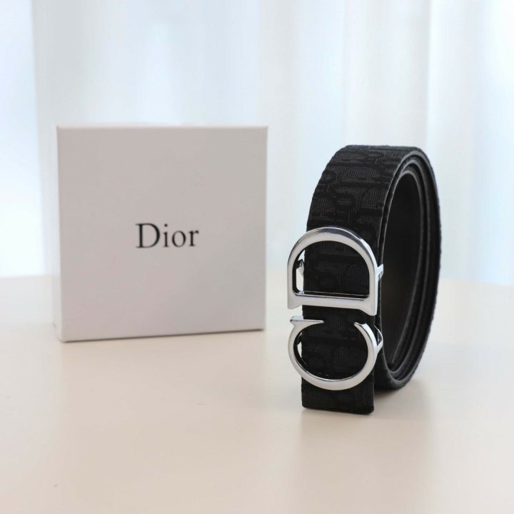디올  오블리크 CD 은장 벨트