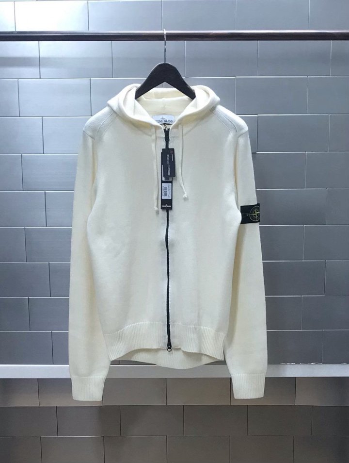 스톤 아일랜드    울니트  후디 집업  