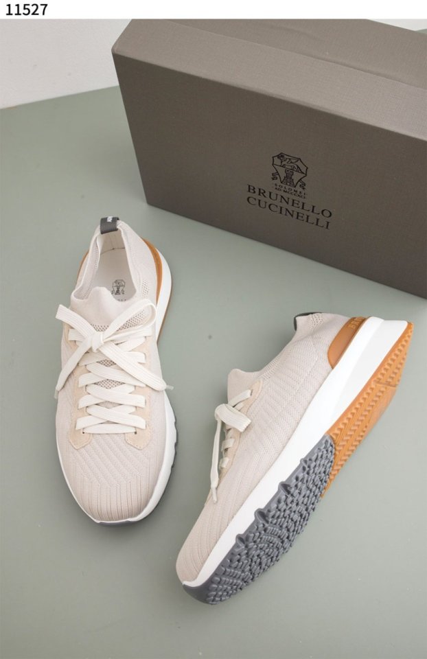 브루넬로쿠치넬리   남성 로우탑 스니커즈 