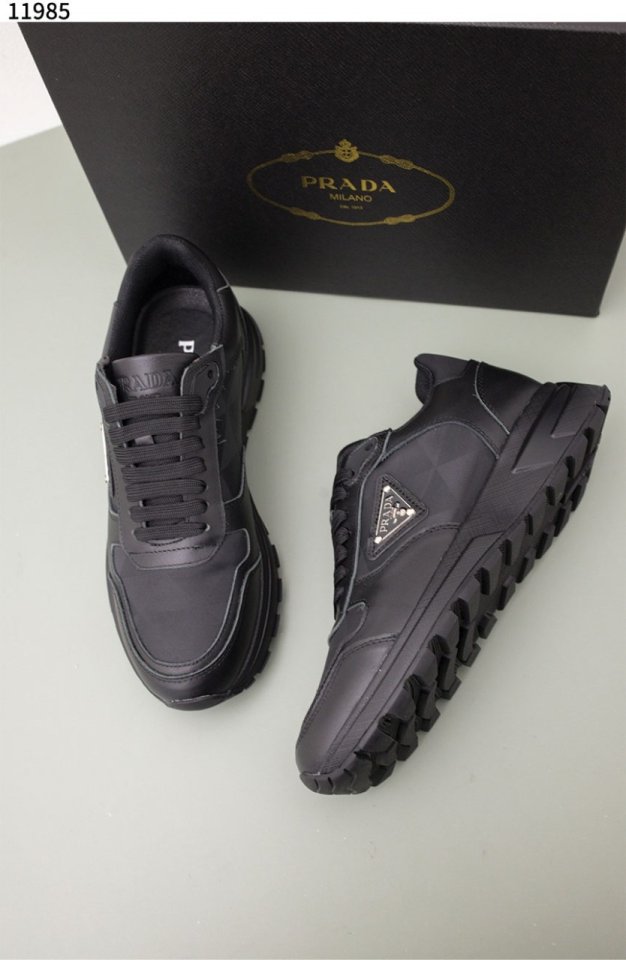 프라다   리나일론 하이탑 스니커즈 