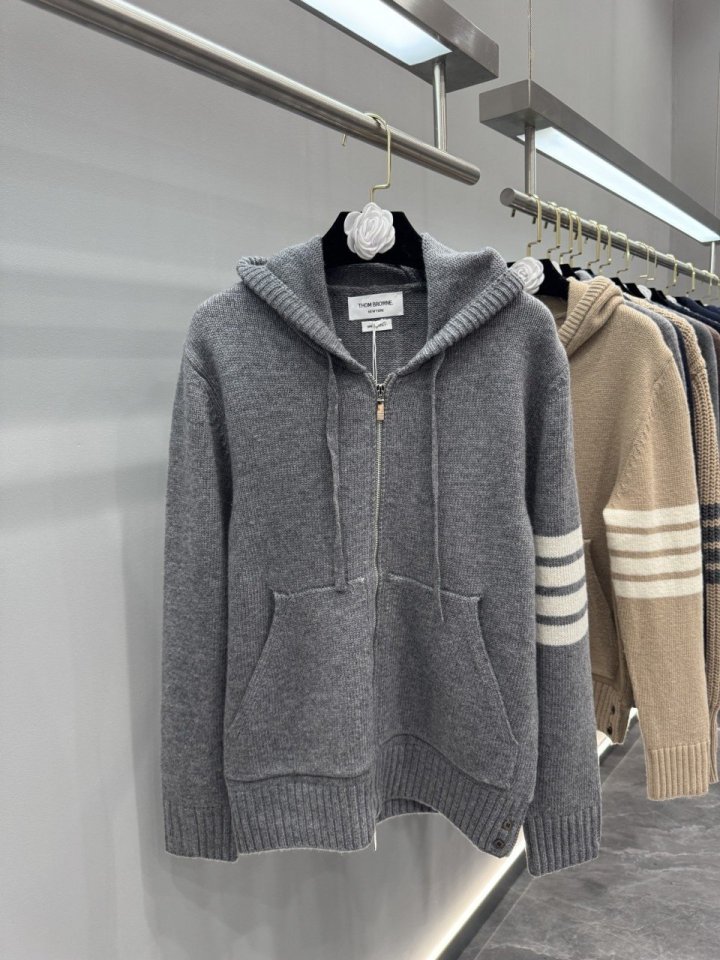 톰브라운  인타르시아 보트 후드 집업