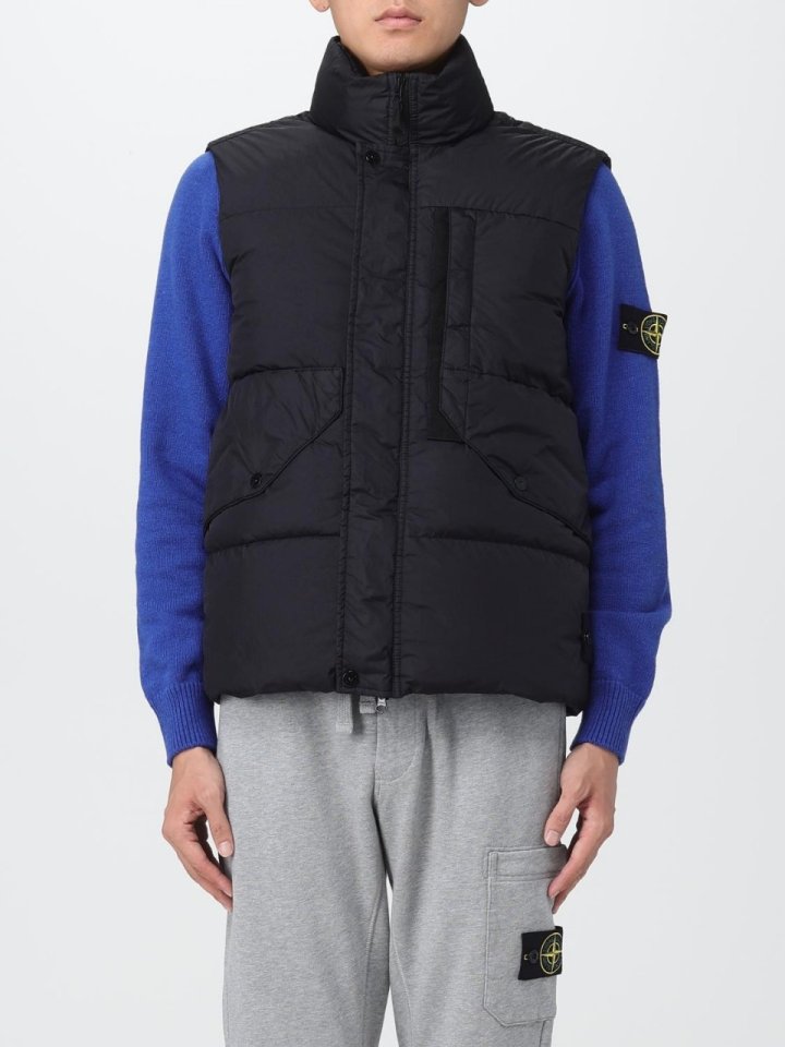 스톤 아일랜드  크링클랩스 다운 패딩조끼