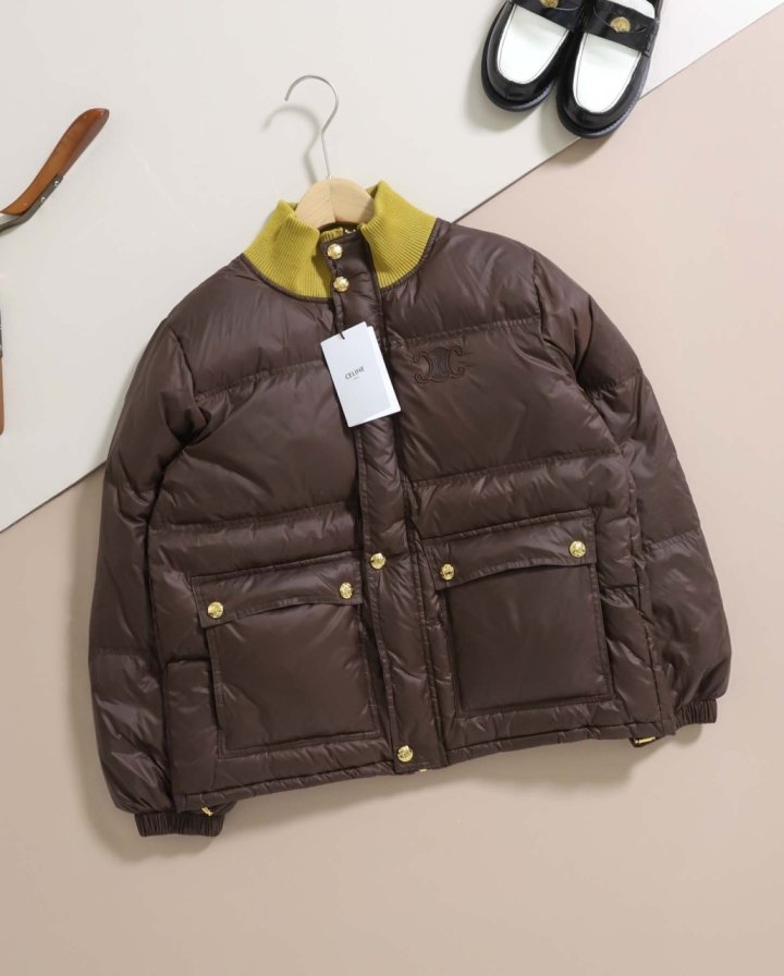 셀린느  트리옹프 다운 재킷