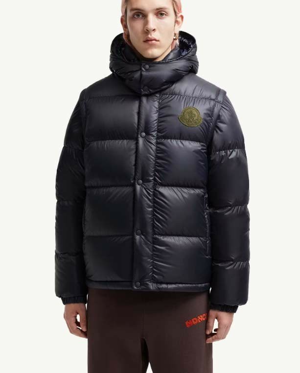 몽클레어  사이클론 2 in 1 후드 쇼트 다운 재킷