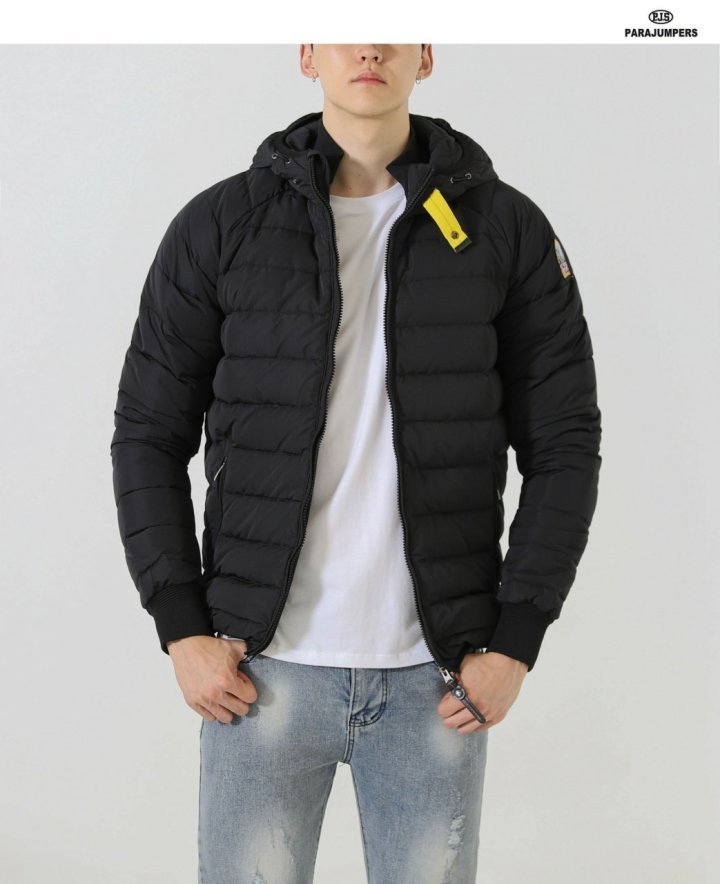 파라점퍼스  슬리브 로고 라스트 미니트 라이트웨스트 경량 다운패딩