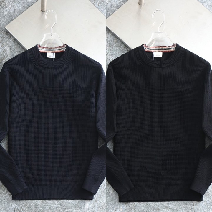 버버리  베이직 울 라운드 니트