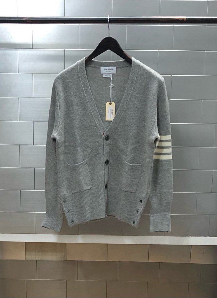 톰브라운  4BAR 셰틀랜드 울 가디건 