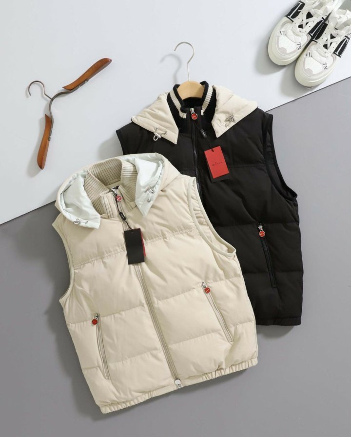 키톤  퀼팅 후드 베스트