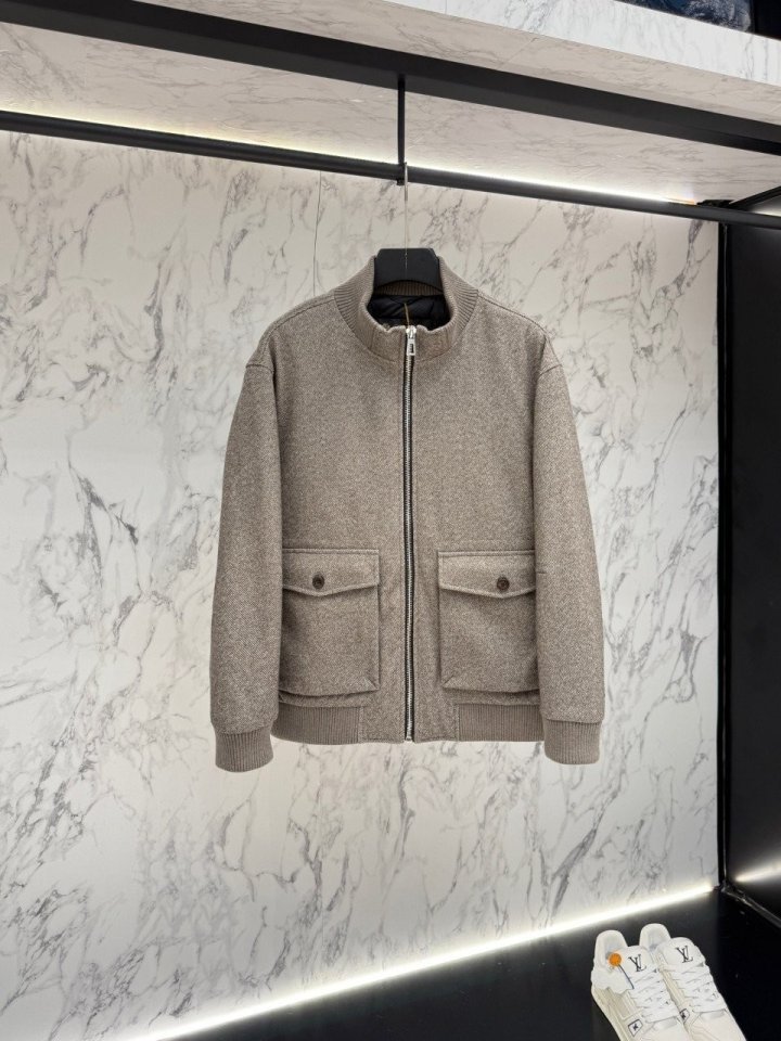 로로피아나  8599 울 집업 패딩 자켓