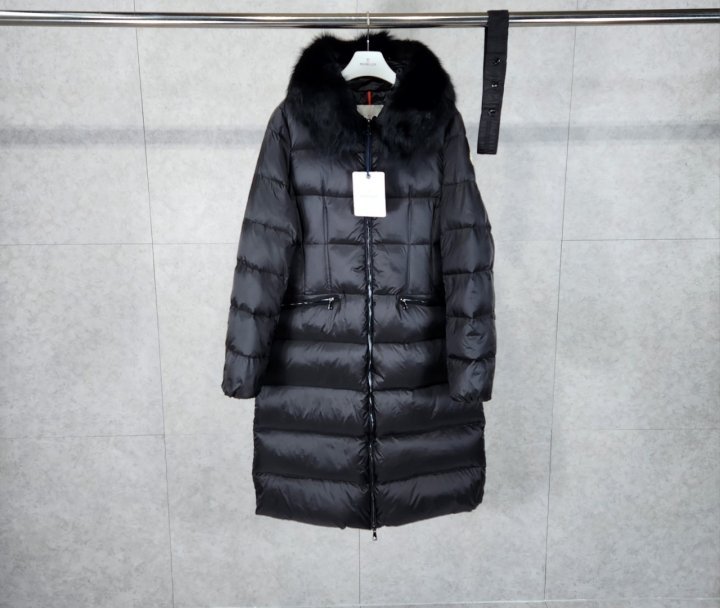 몽클레어  866 보에딕 블랙폭스퍼 롱패딩