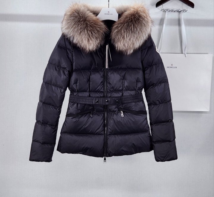 몽클레어  보에드 브라운폭스퍼 숏패딩