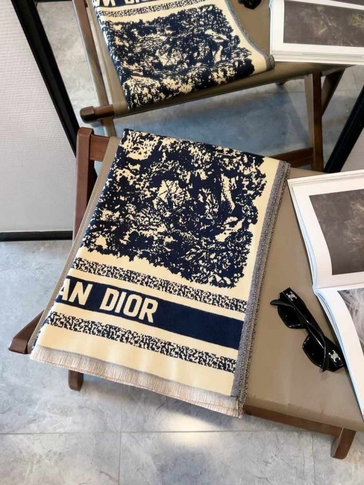 디올  클래식 캐시미어 숄머플러