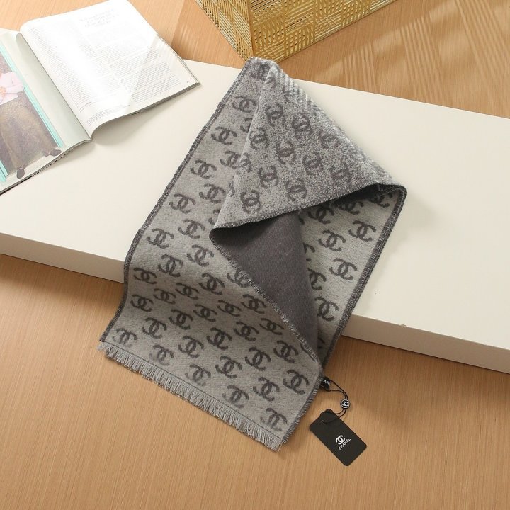 샤넬  리버시블 캐시미어 머플러