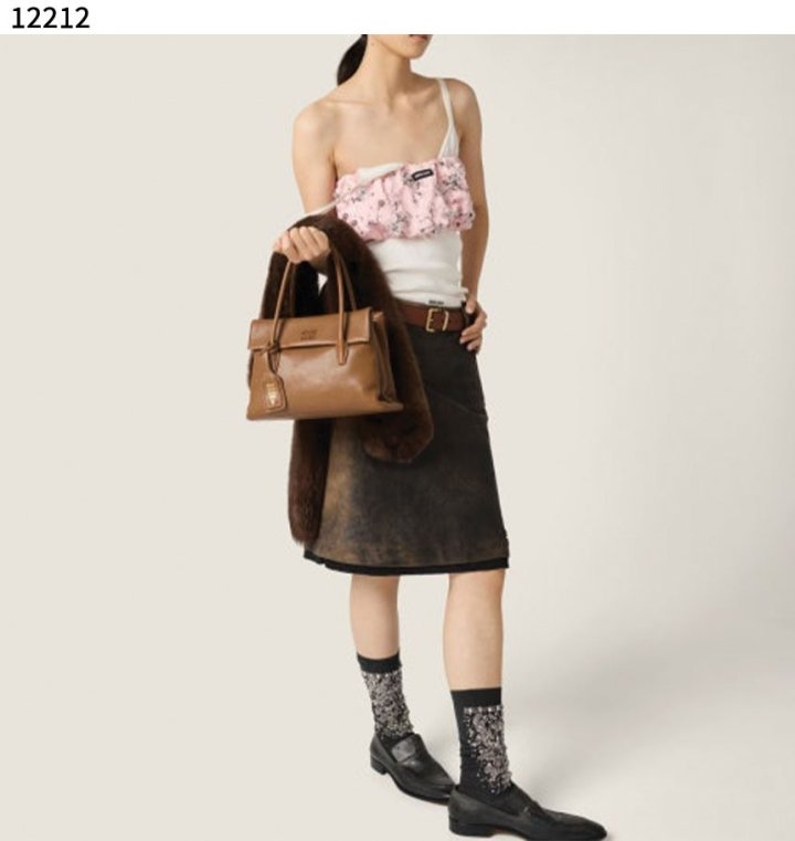 미우미우  솔리테르 가죽 백  