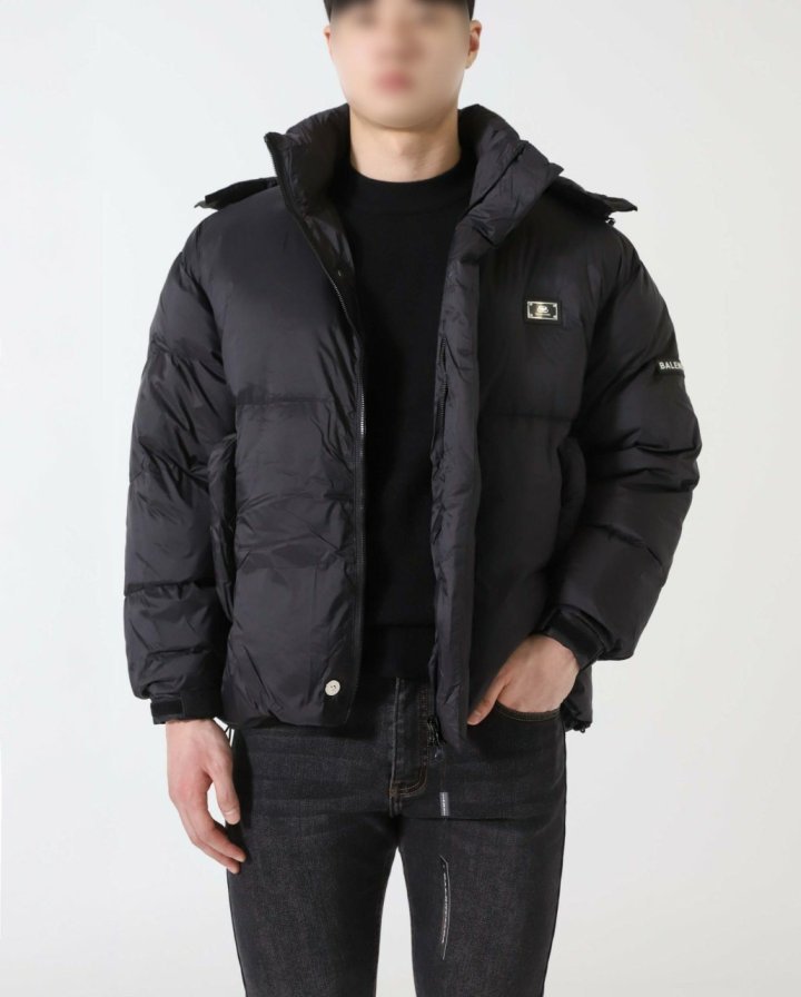 발렌시아가  에센셜 다운 후드 자켓  