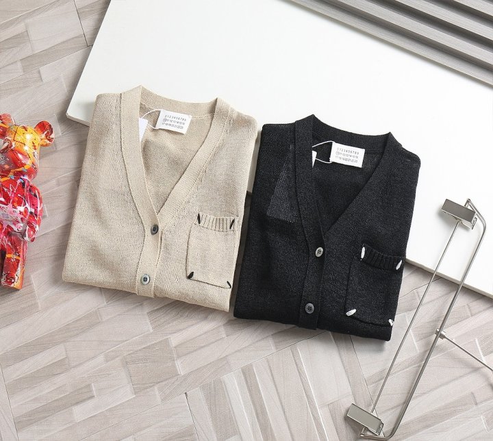 메종 마르지엘라  여성 포켓포인트 비스코스 가디건